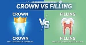 Crown vs Filling