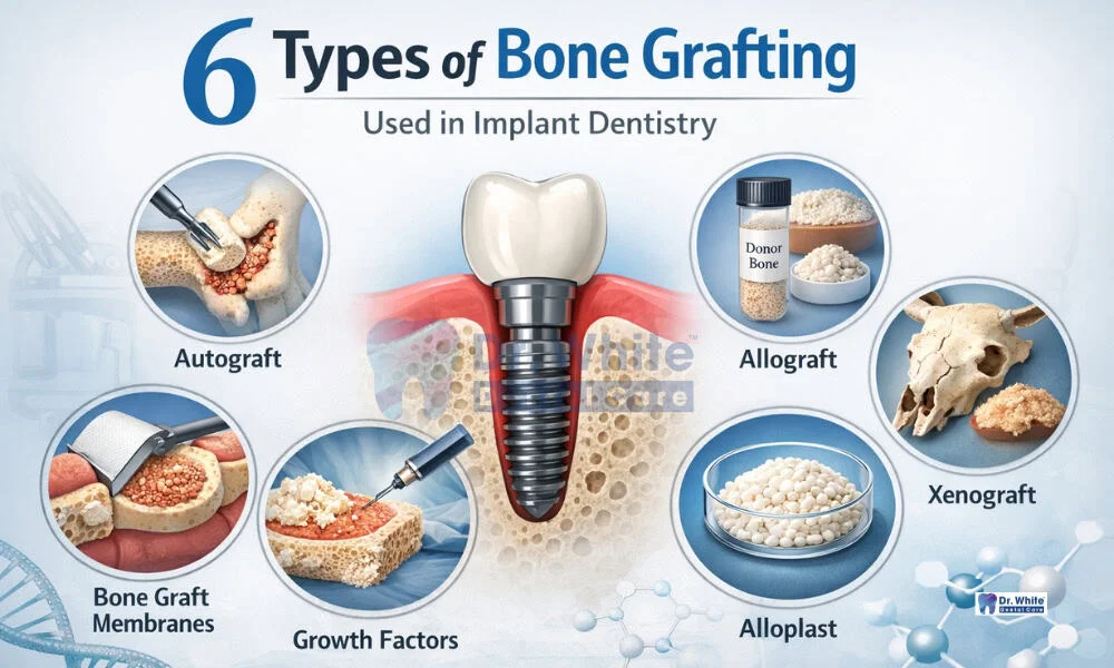 6 Types of Bone Grafting Used in Implant Dentistry